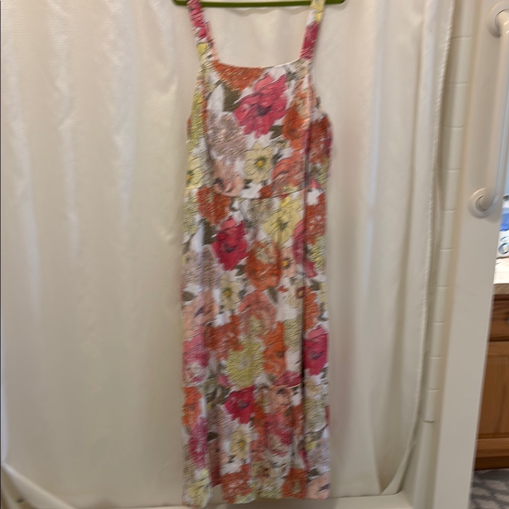 Lovely Zara Maxi Dress in Pink, Orange, Yellow